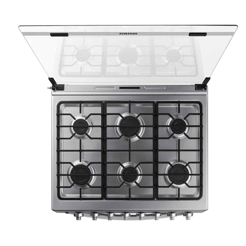 Cocina a Gas SAMSUNG 6 Quemadores NX52T5311PS/PE Black Smog