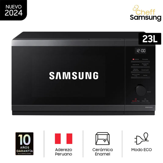 Horno Microondas SAMSUNG 23L MS23DG4504AGPE Negro