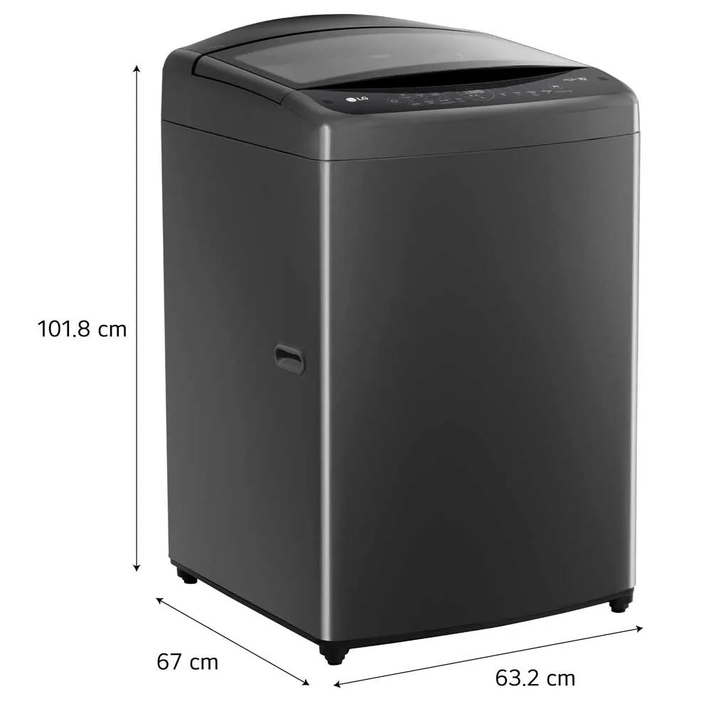 Lavadora LG Carga Superior 17 Kg WT17BV6T Negro Claro