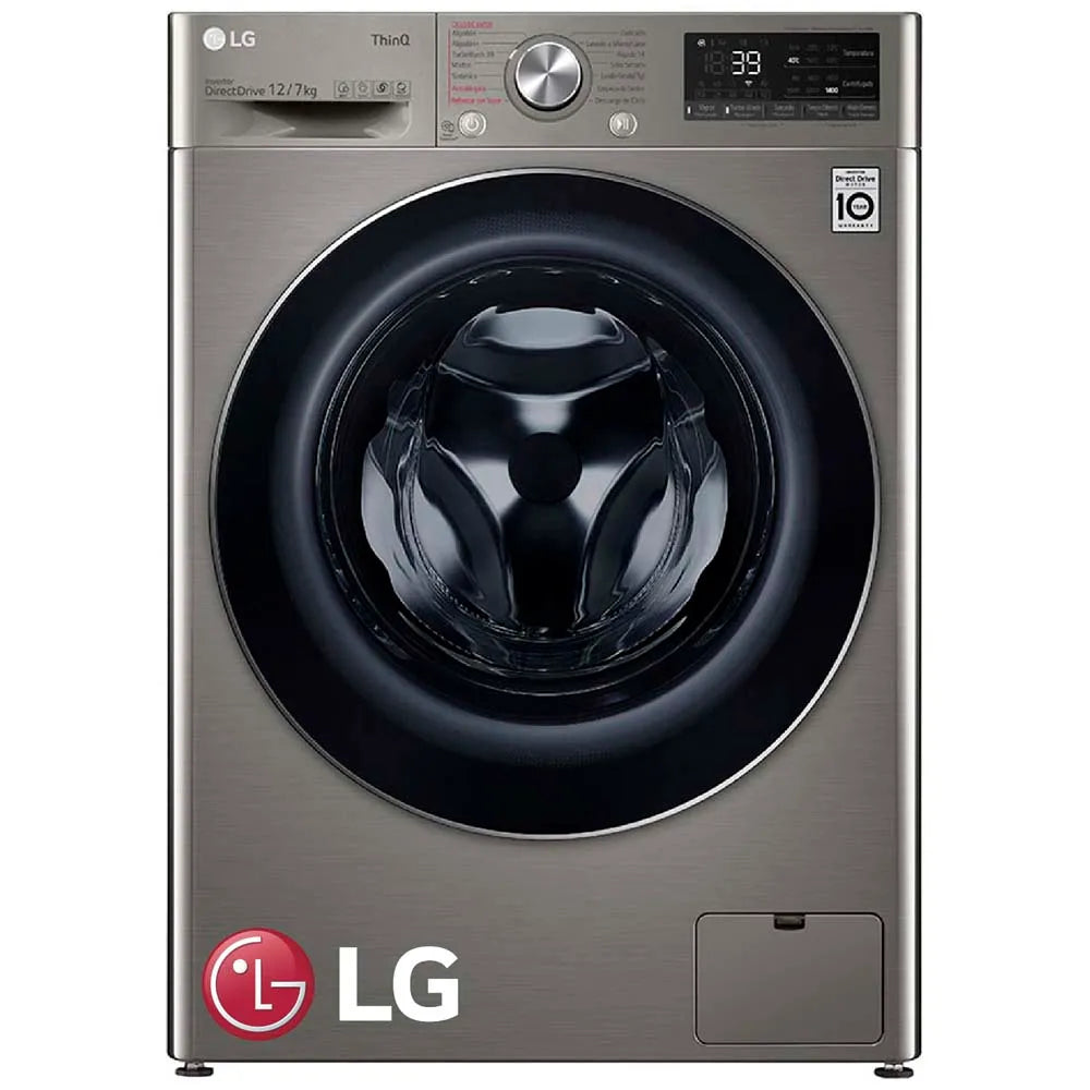 Lavaseca LG Carga Frontal 12Kg/7Kg WD12PVC3S6C Platino